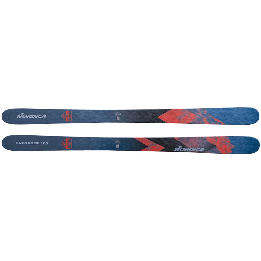 Nordica Men's Enforcer 100 Skis 2023 BLUE/RED/GRAY