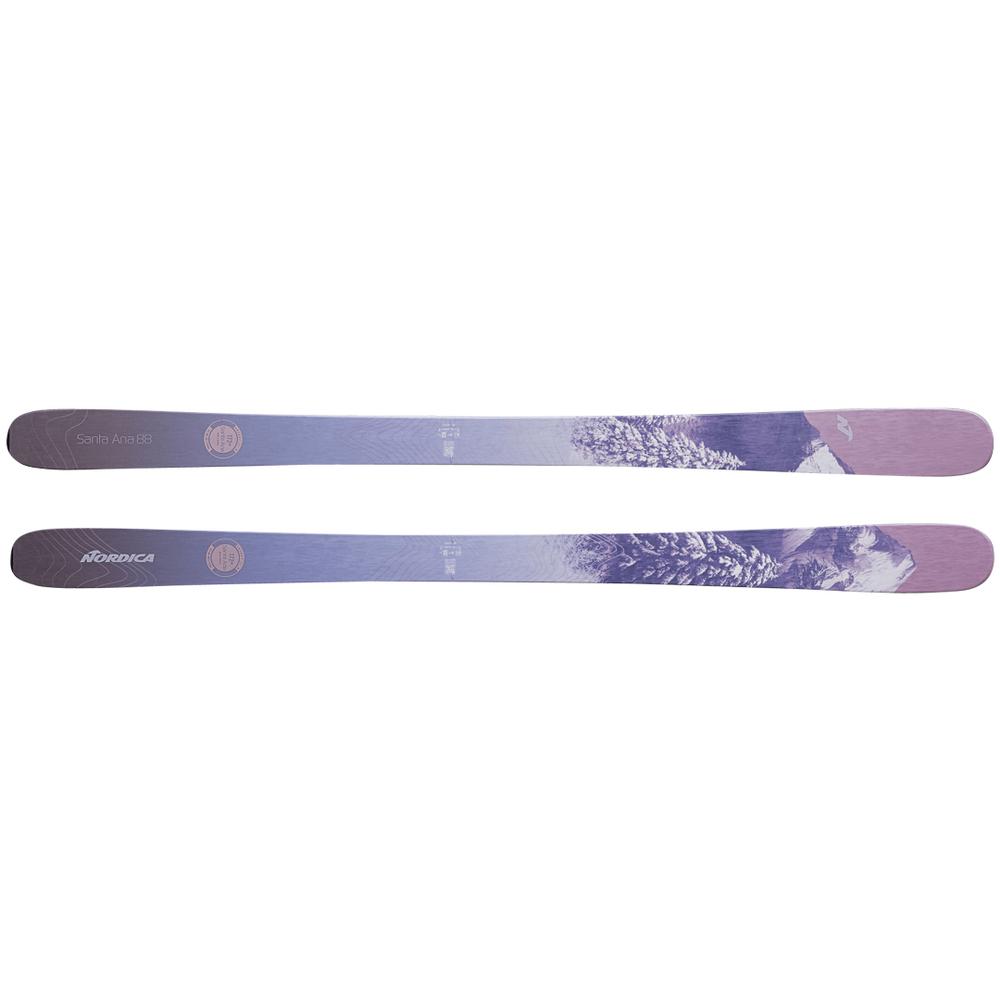 Nordica Women's Santa Ana 88 (FLAT) Skis 2023 VIOLET/WHITE