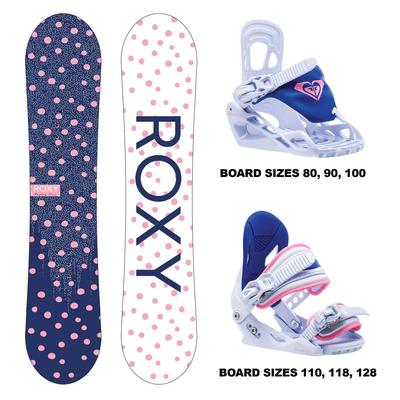 Roxy Girls' Poppy Package Snowboard 2023