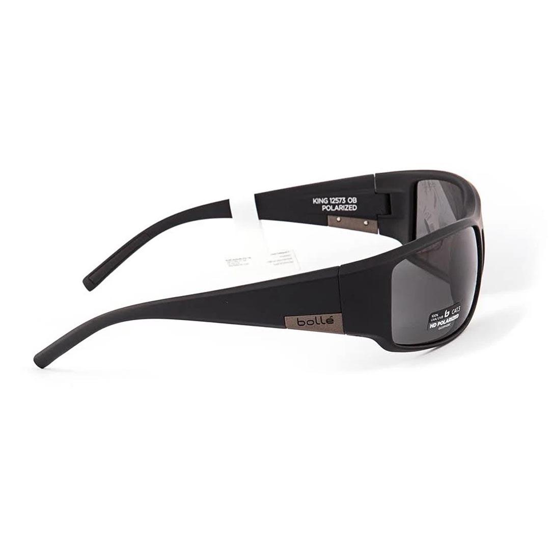 Bollè King Matte Black/TNS Polarized Sunglasses