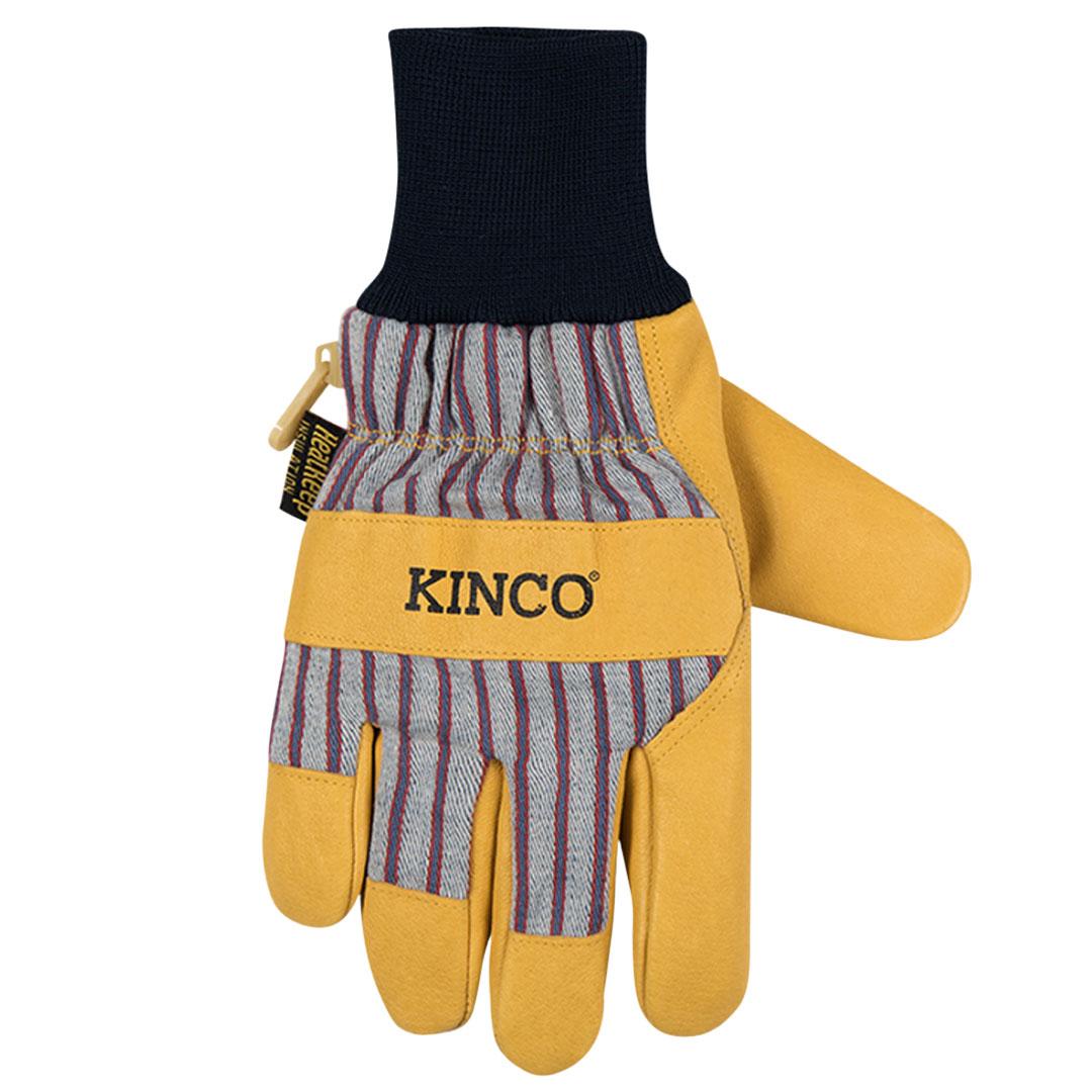 Kinco Unisex Lined Premium Grain Pigskin Palm with Knit Wrist