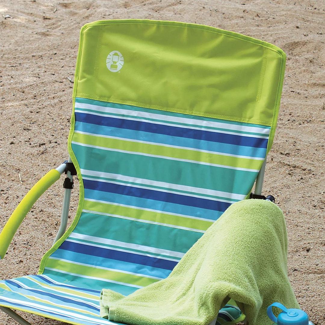 coleman low sling beach chair