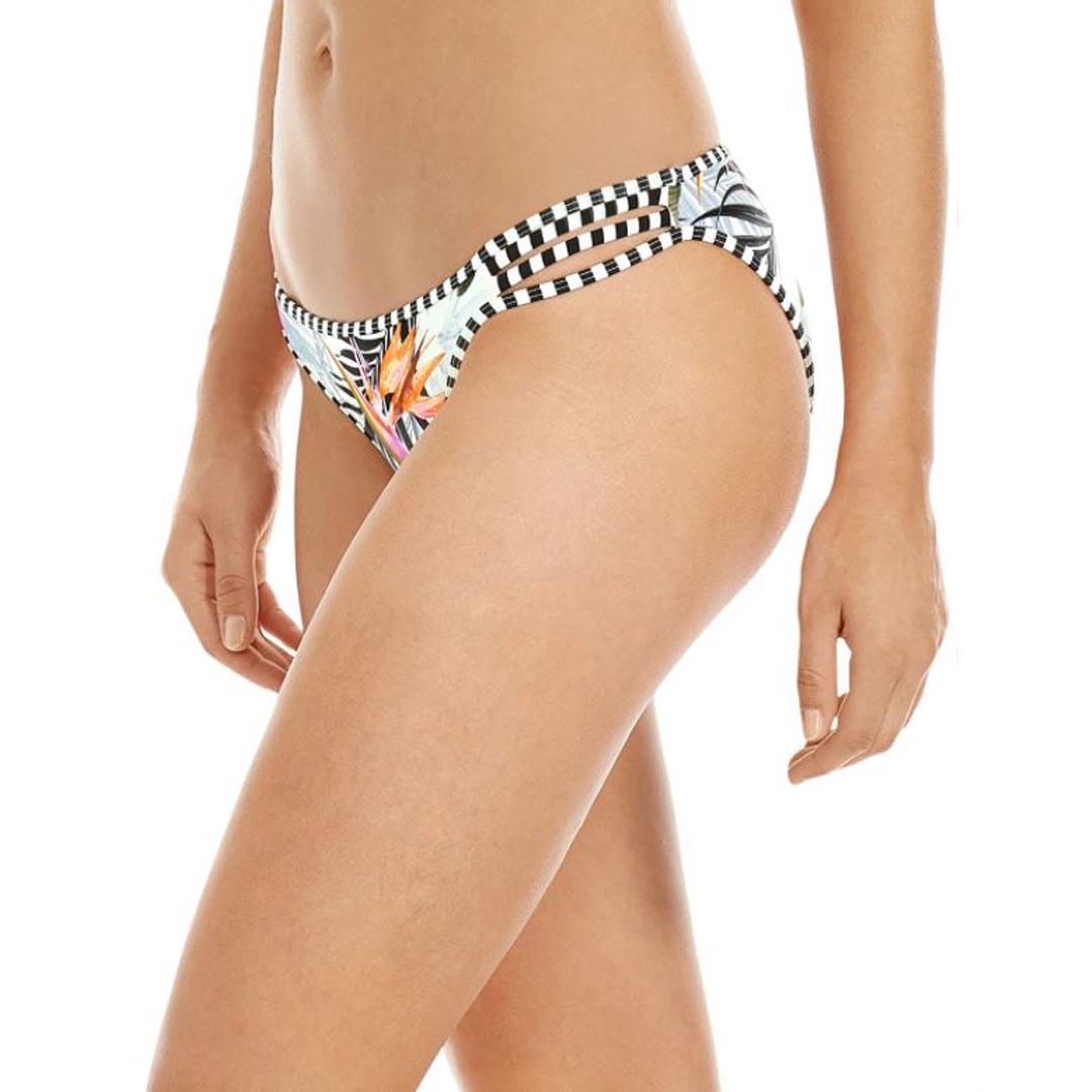 Body Glove Women's Litz Flirty Surf Rider Bikini Bottoms-Side
