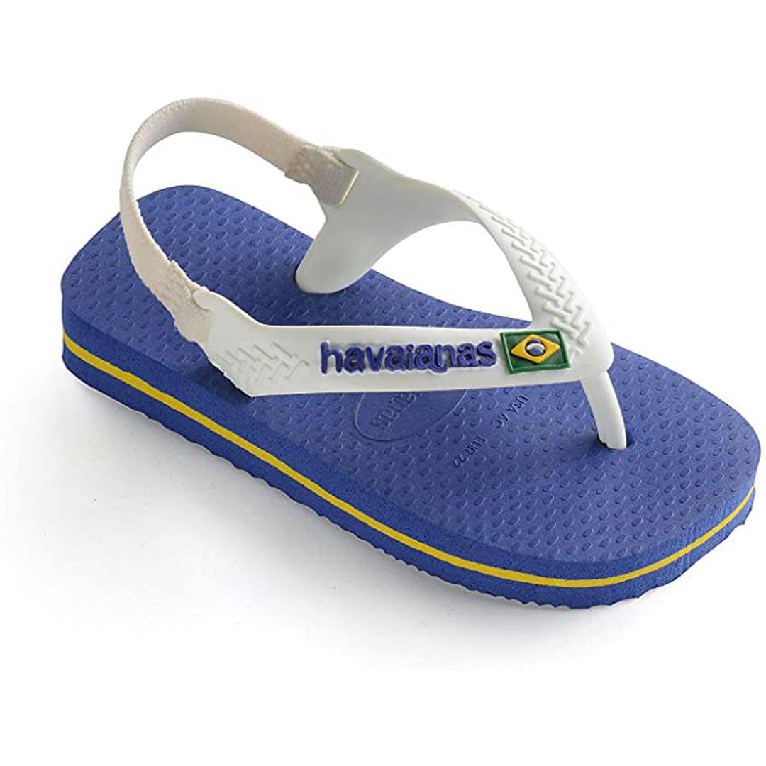 Havaianas Kids Brazilianasil Logo Flip Flops