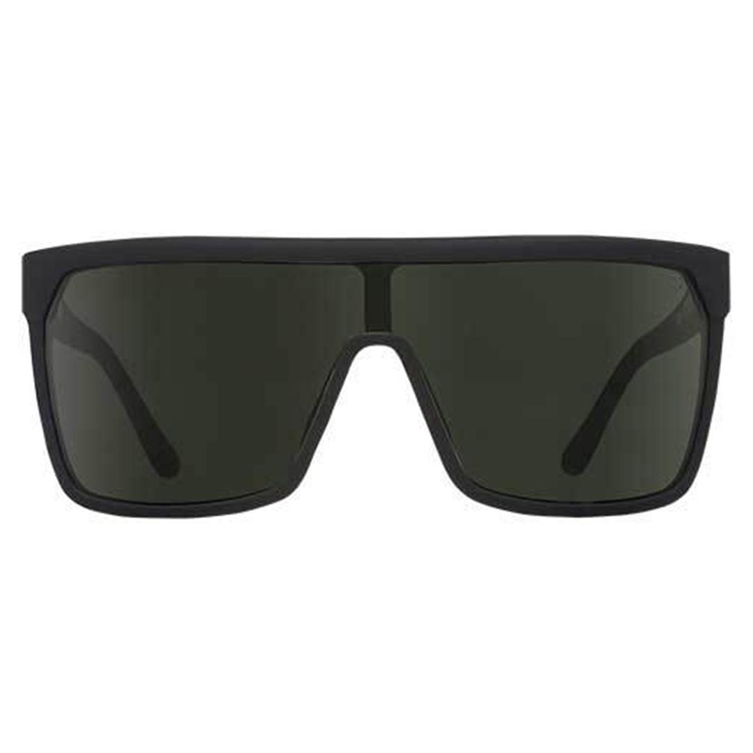 SPY Flynn Sunglasses Soft Matte Black / Happy Gray Green