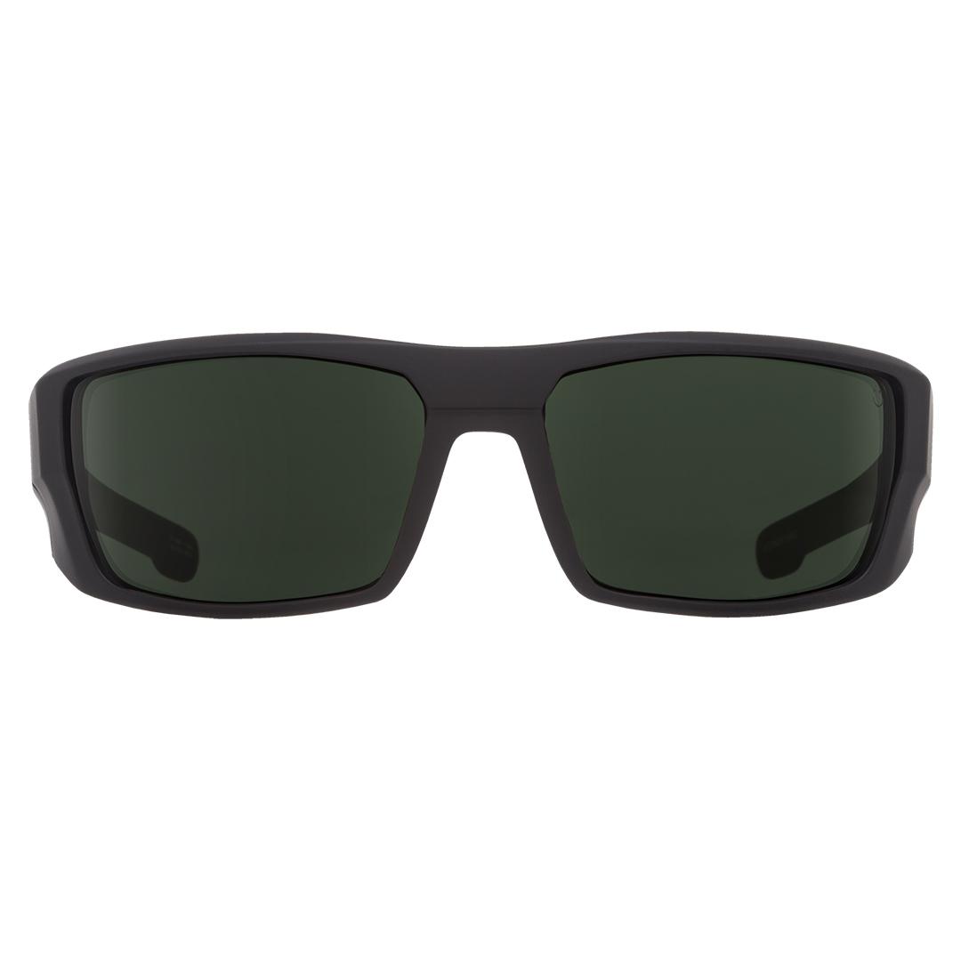Spy Dirk Polarized Sunglasses Soft Matte Black / Happy Gray Green Polar