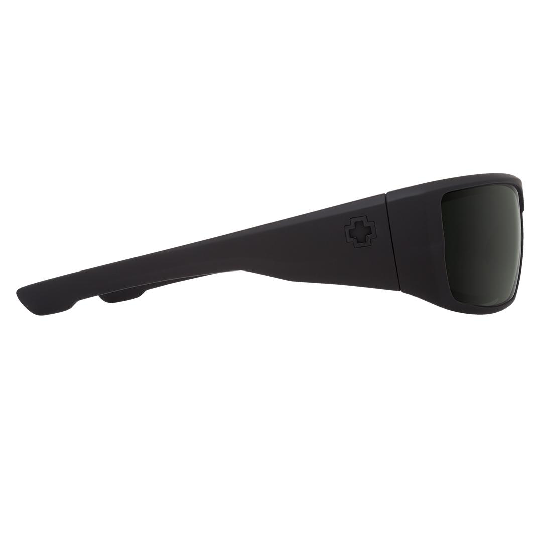 Spy Dirk Polarized Sunglasses Soft Matte Black / Happy Gray Green Polar