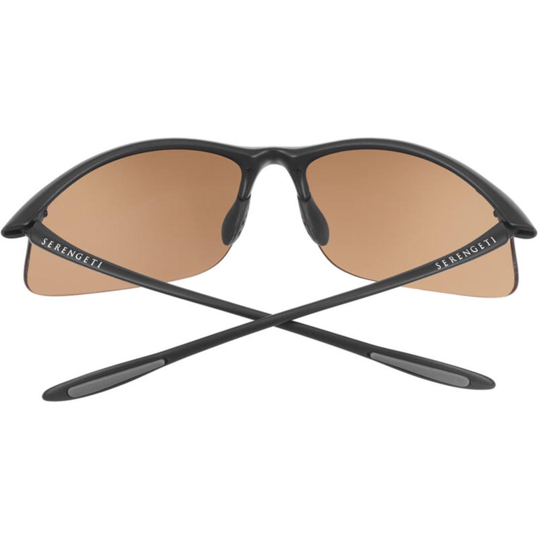 Serengeti Maestrale Matte Black Drivers Polarized Sunglasses