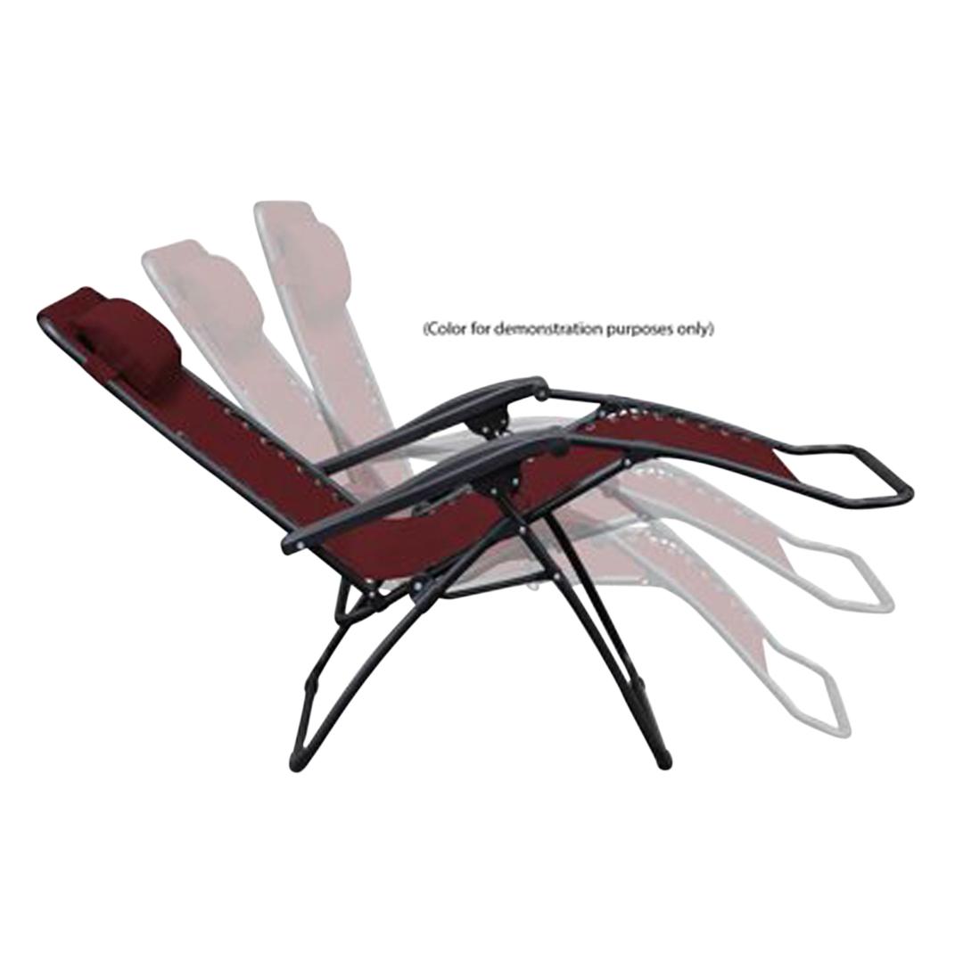 Caravan Canopy Infinity Zero Gravity Steel Frame Patio Deck Chair