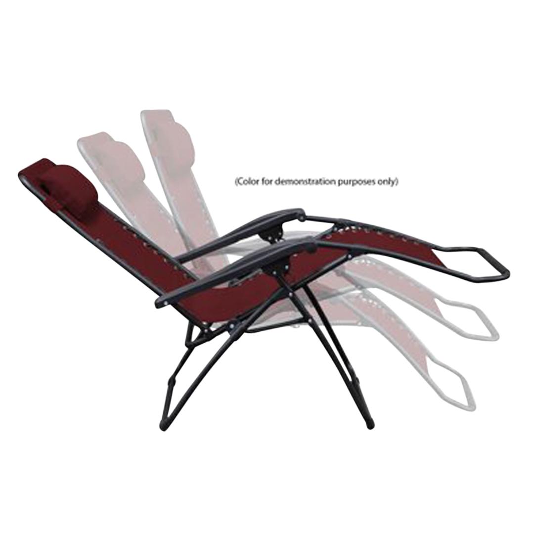 Caravan Canopy Infinity Zero Gravity Steel Frame Patio Deck Chair