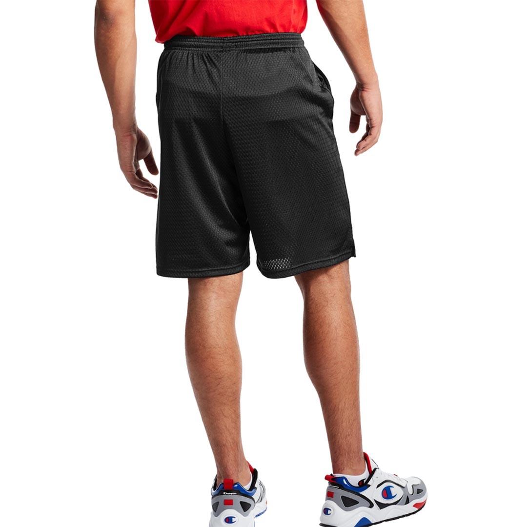 Champion Shorts Pants Pockets Mens Long Mesh Athletic Fit Gym Basketball Workout 