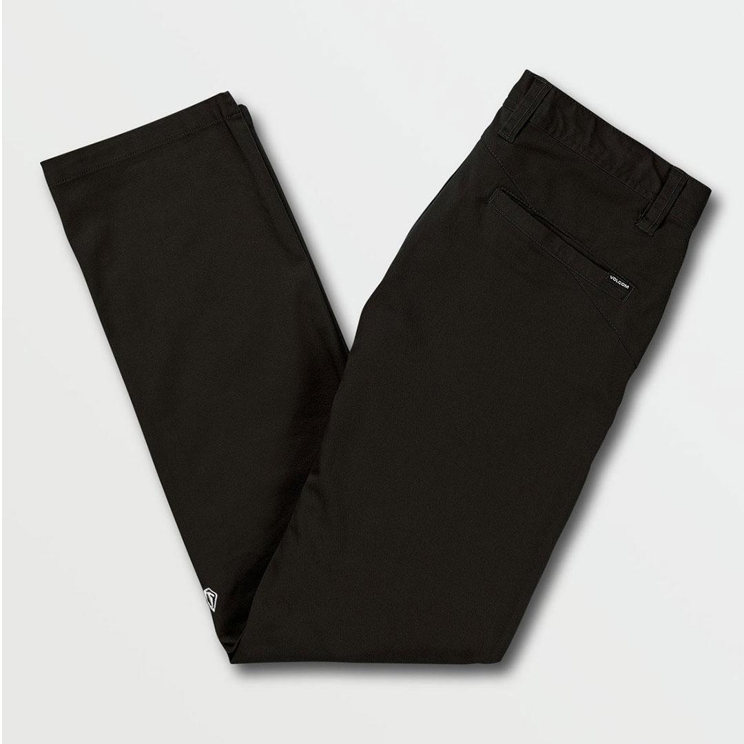 Volcom Frickin Modern Stretch Chino Pants Detail-BLK