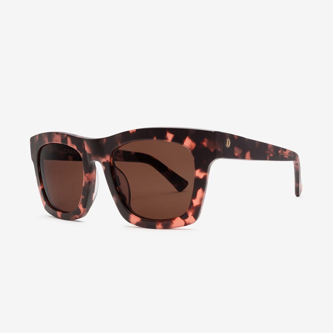 Electric Jason Momoa Crasher Matte Rose Tort/Rose Polarized Sunglasses