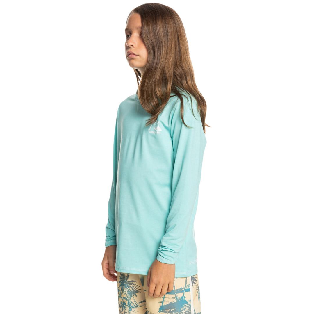 Quiksilver Unisex Heritage Heather Long Sleeve UPF 50 Surf T-Shirt