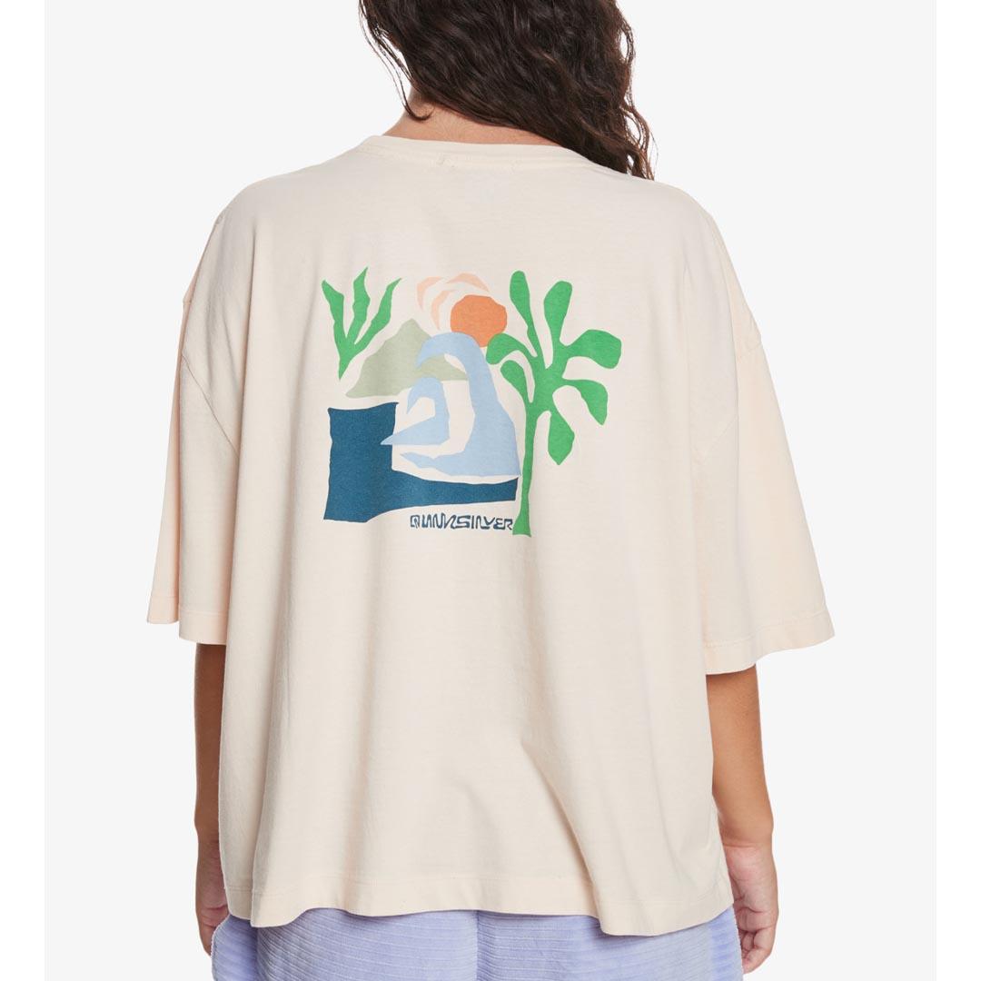 Quiksilver Women's Boyfriend Crop T-Shirt