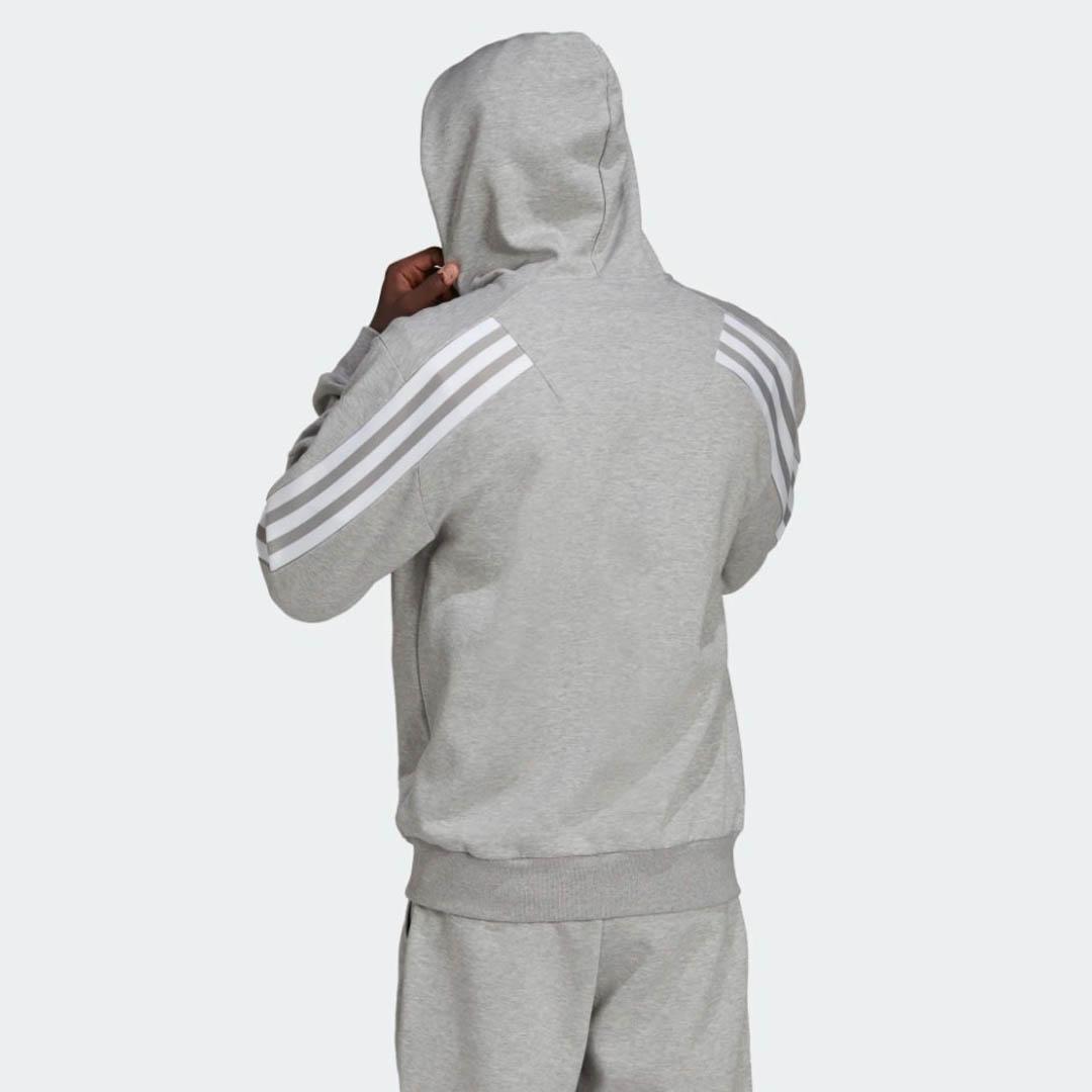 Adidas Men's Future Icons 3-Stripes Full-Zip Hoodie