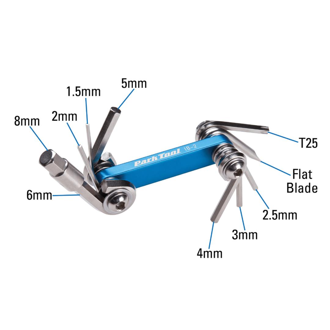 Park Tool IB-2 I-Beam Multi-Tool Fold Up Hex Wrench