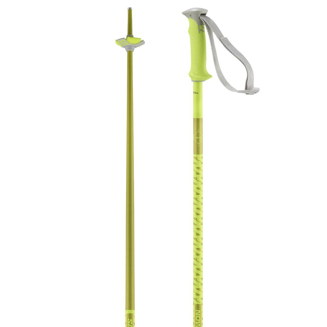 Salomon Polar Ski Poles 2026 - Neon Yellow