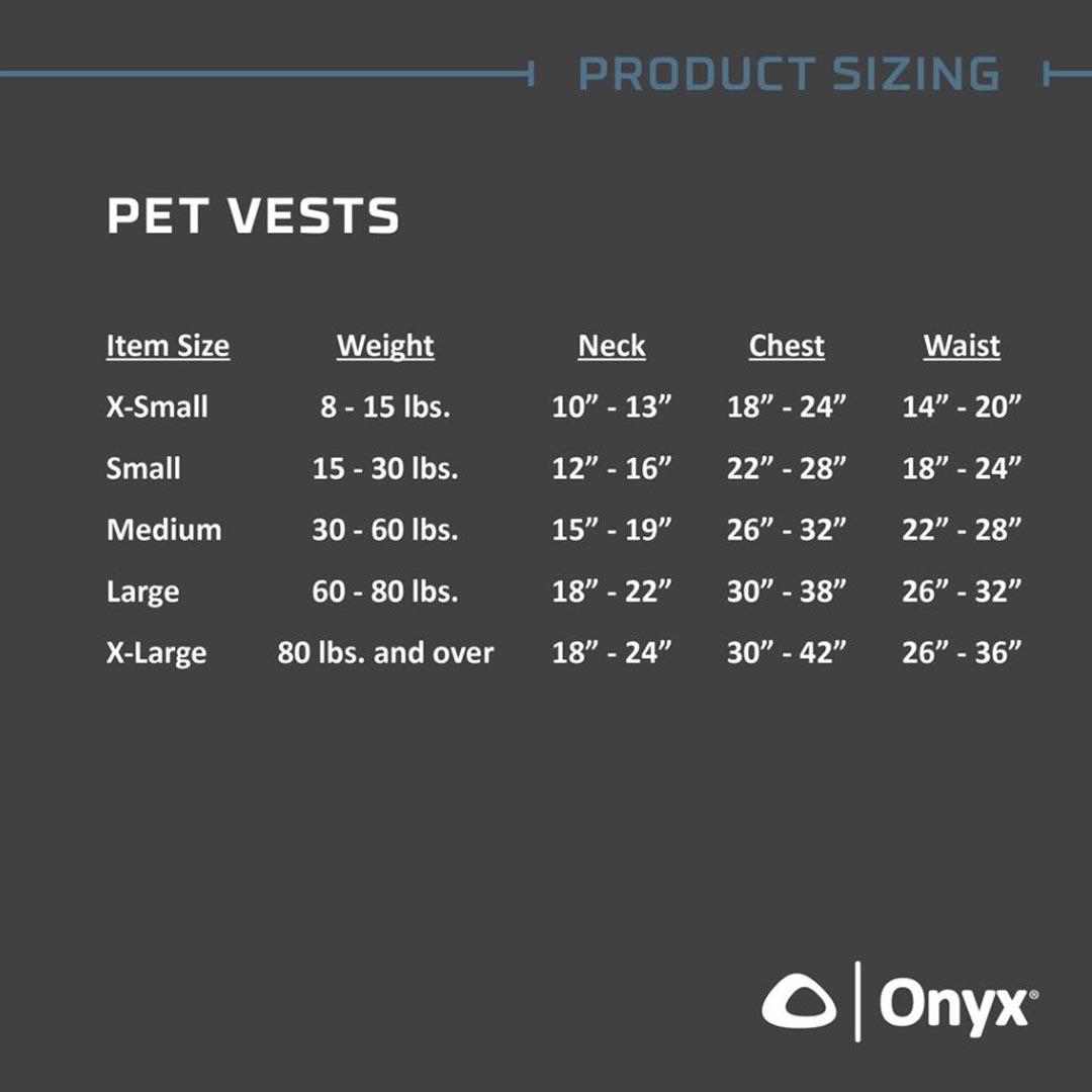Onyx Pet Life Vest