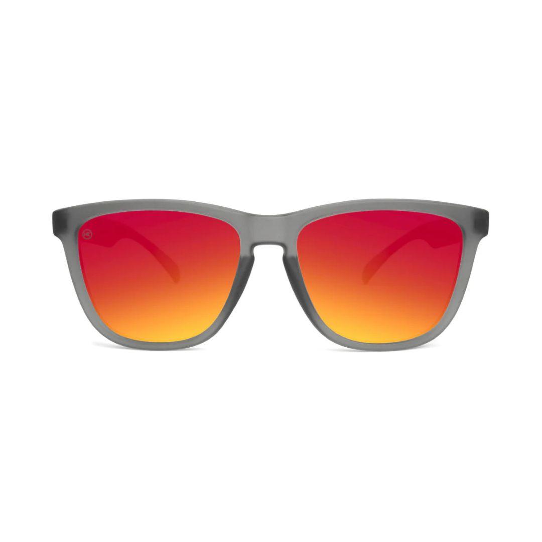 Knockaround Frosted Grey/Red Sunset Premiums Sunglasses