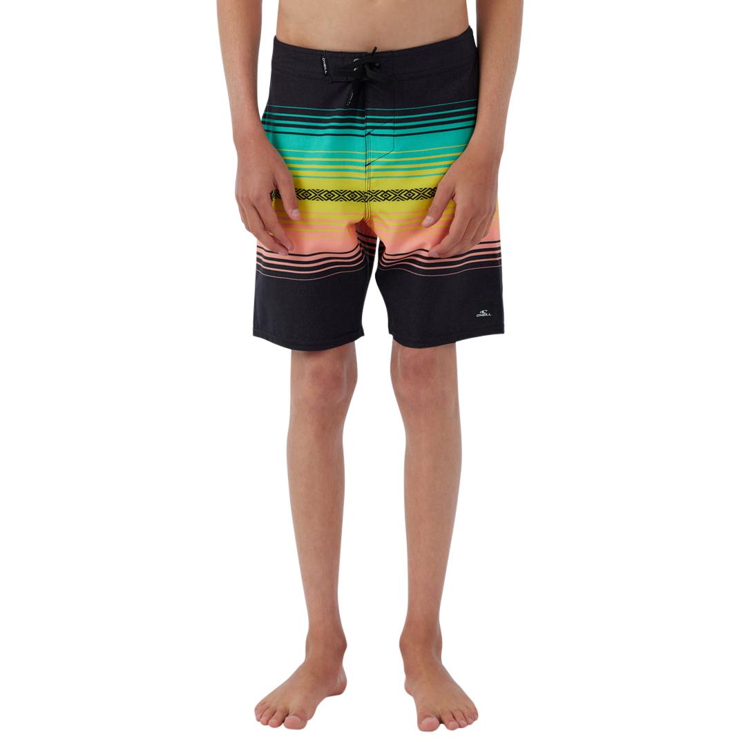 O'Neill Men's Hyperfreak Heat Stripe Line Boardshorts