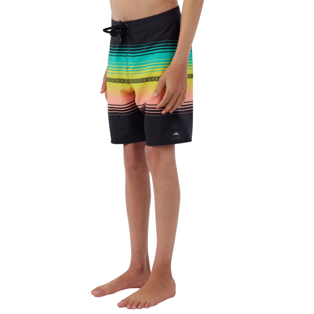 O'Neill Men's Hyperfreak Heat Stripe Line Boardshorts