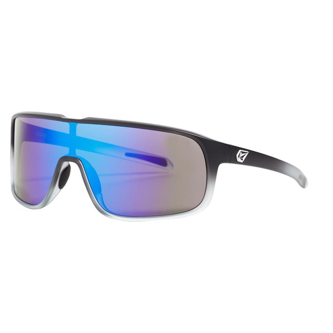 Volcom Macho Matte Black Clear Fade/Gray Blue Matter Sunglasses