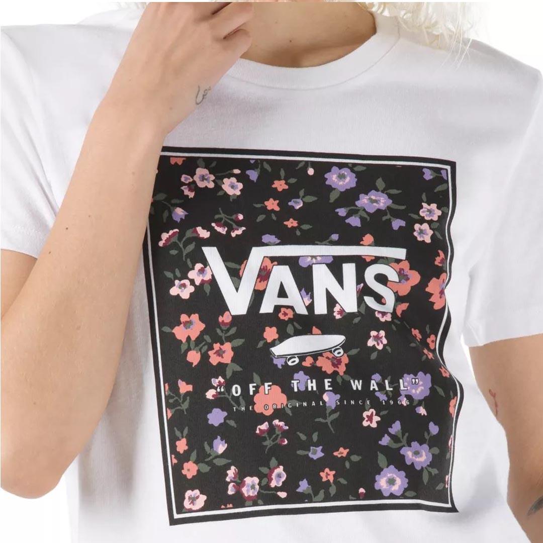 Vans Women's Boxed In Rose Crew Tee Shirt