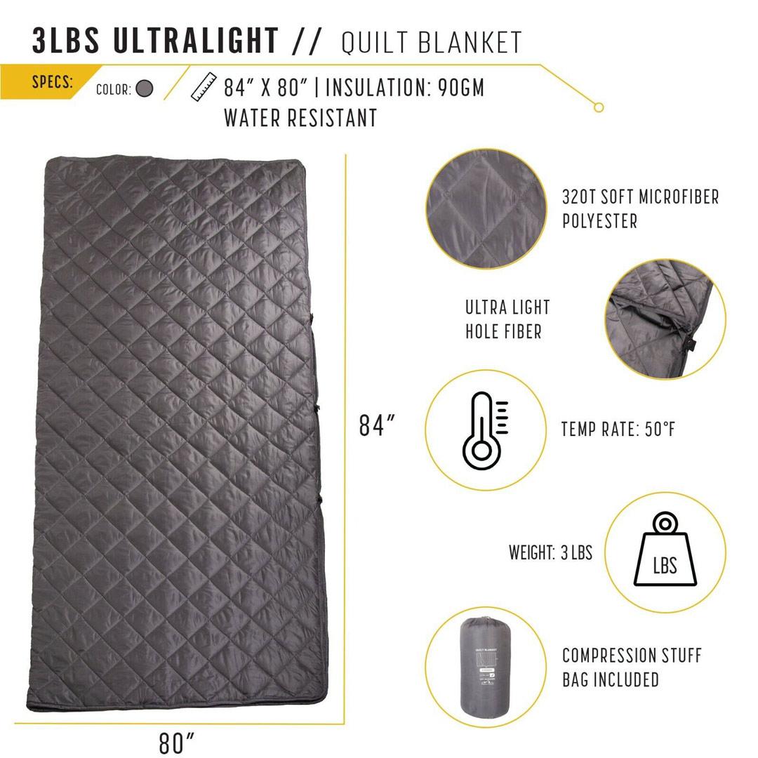 World Famous Sports Ultralight Quilt Blanket