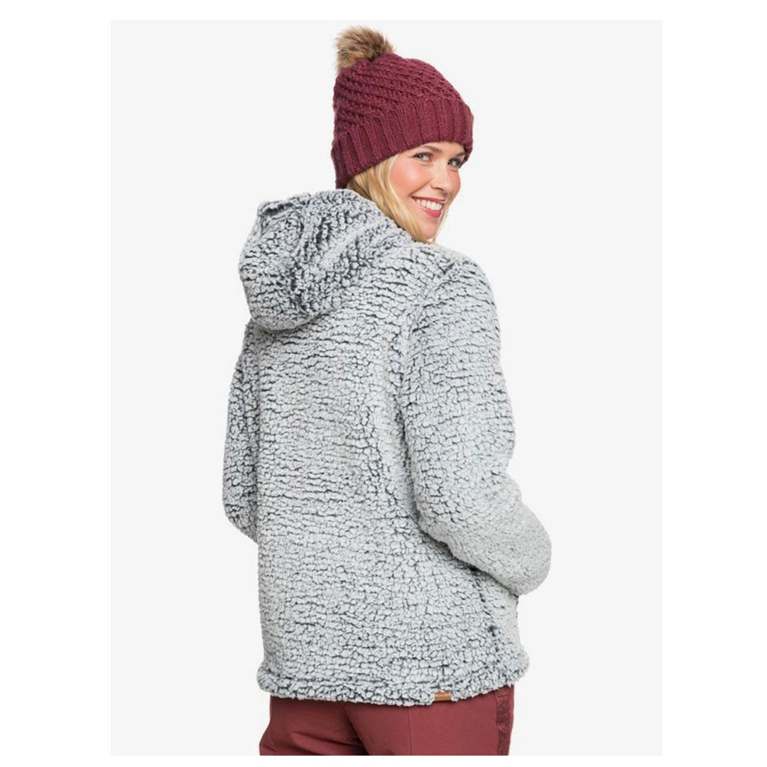  Roxy Pluma Sherpa Technical Half-Zip Hooded Fleece