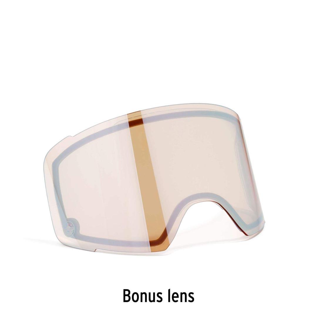 Shred Simplify+ Snow Goggles - Black / CBL Plasma Mirror+ Bonus Lens