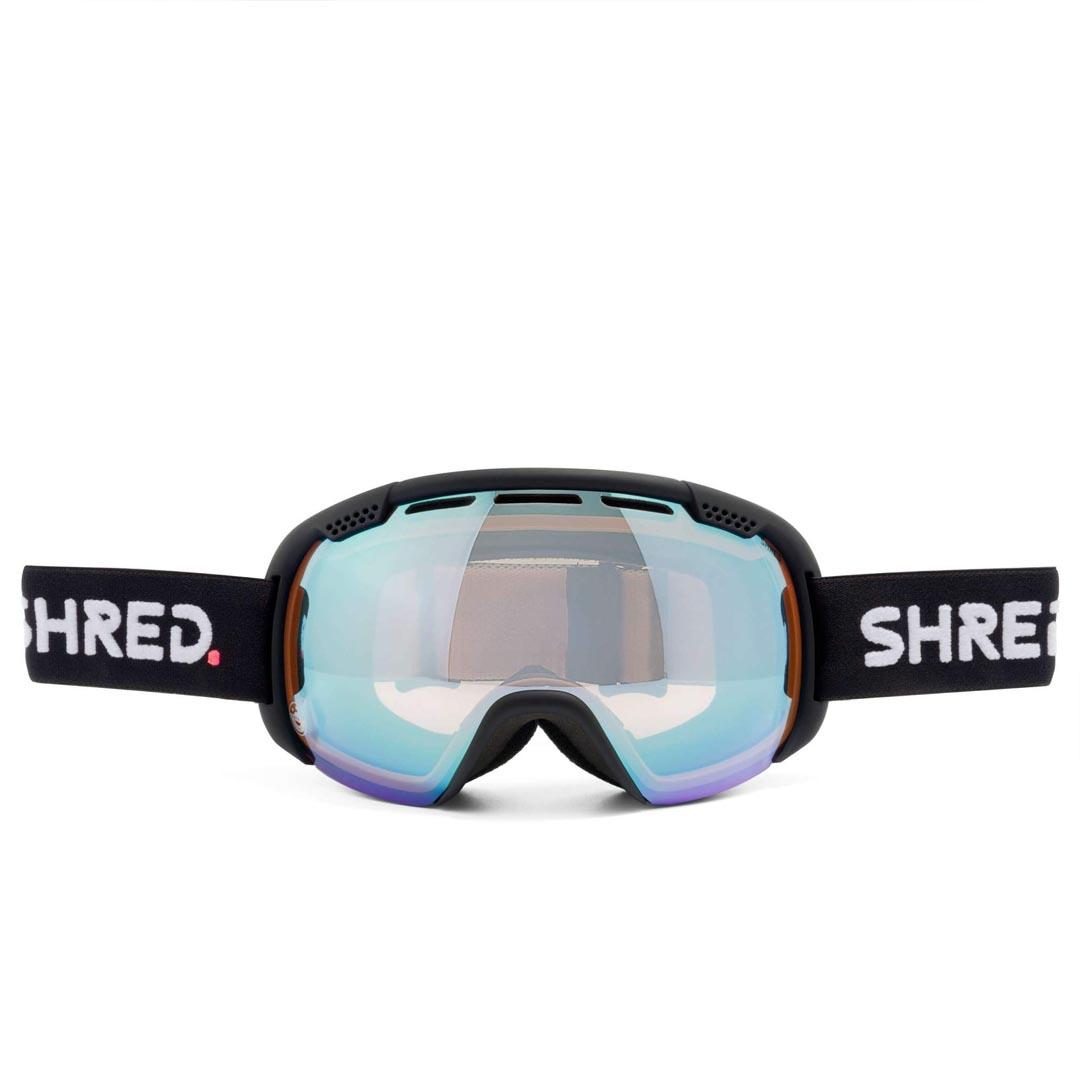Shred Smartefy Snow Goggles - Black / CBL Sky Mirror