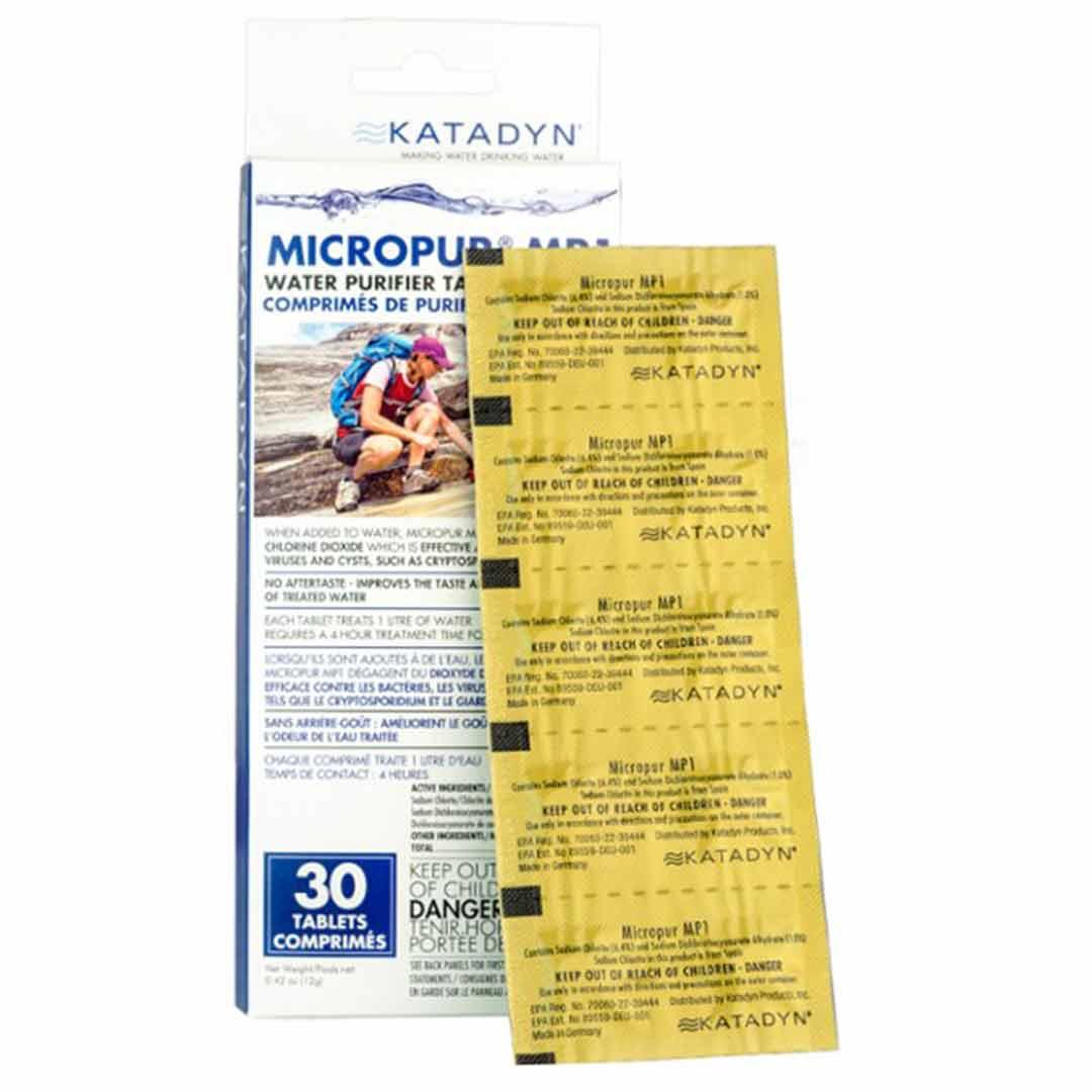 Katadyn Micropur MP1 Purification Tablets - 30 Pack