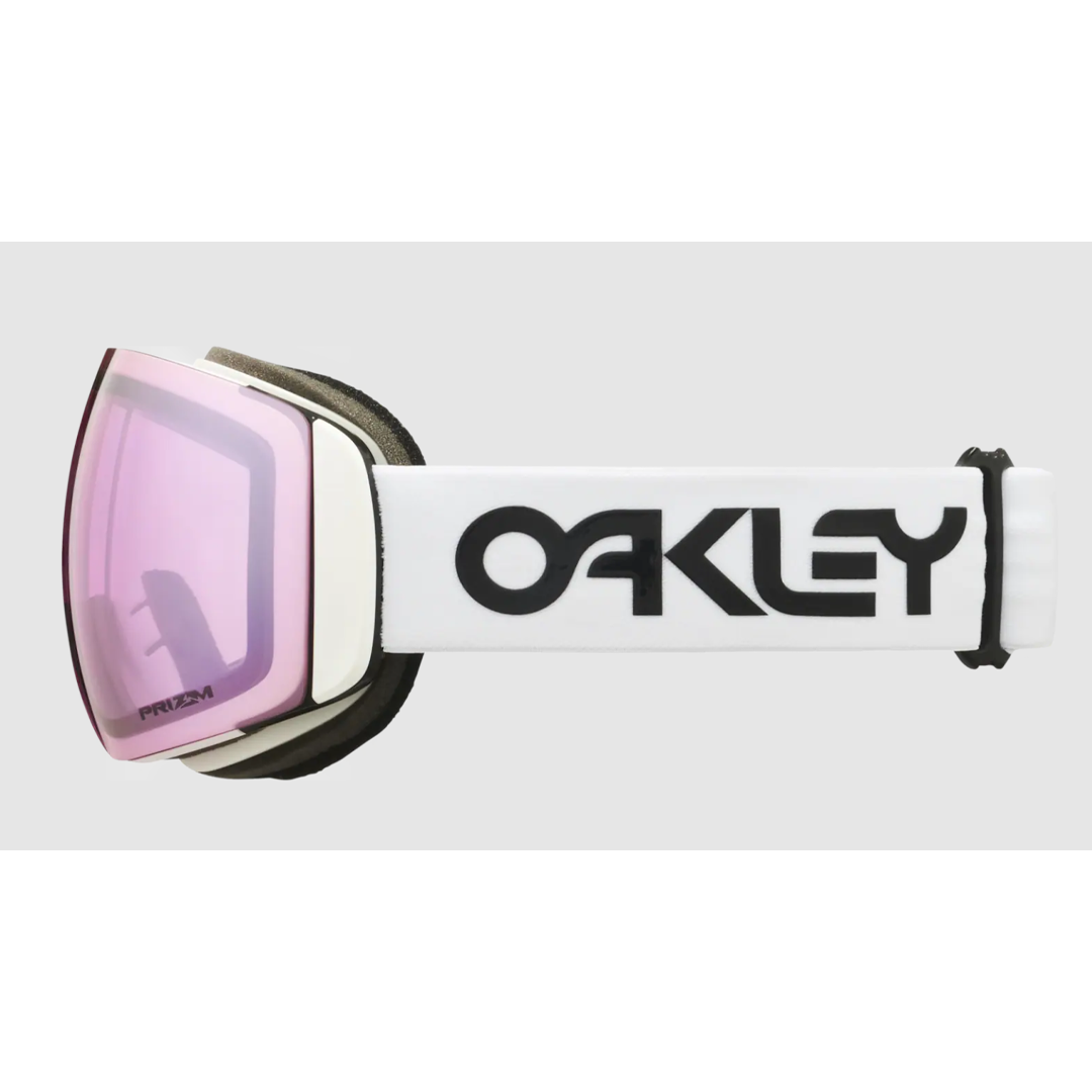 Oakley Flight Deck M Snow Goggles - Factory Piolet White / Prizm Snow Hi  Pink