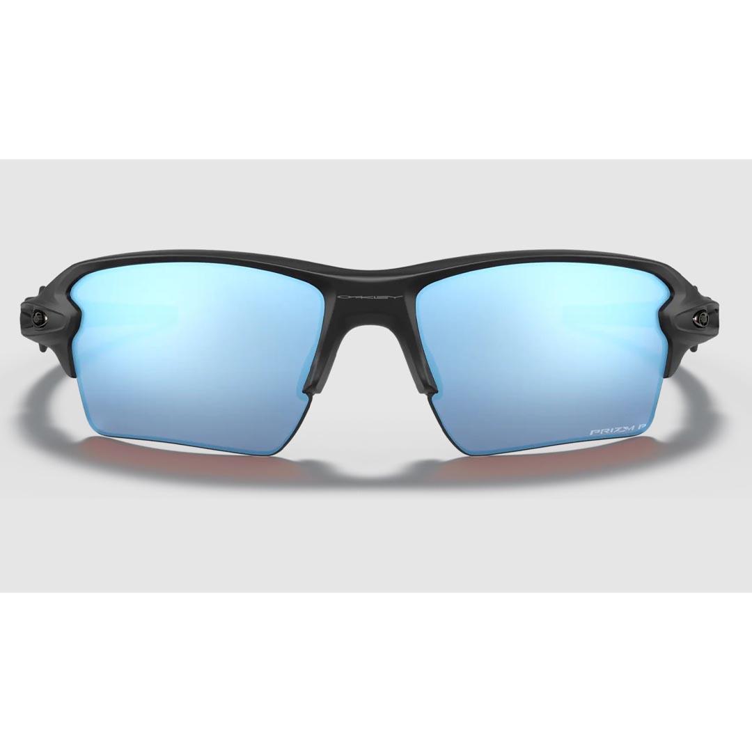Oakley Flak  XL Matte Black/Prizm Deep Water | Polarized Sunglasses
