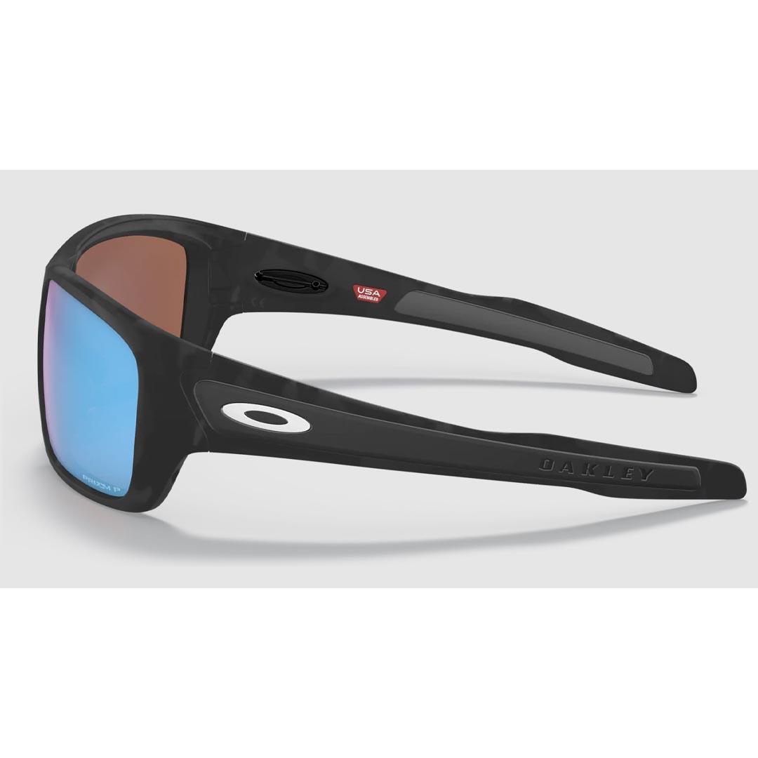 Oakley Turbine Matte Black Camo/Prizm Deep Water Polarized Sunglasses