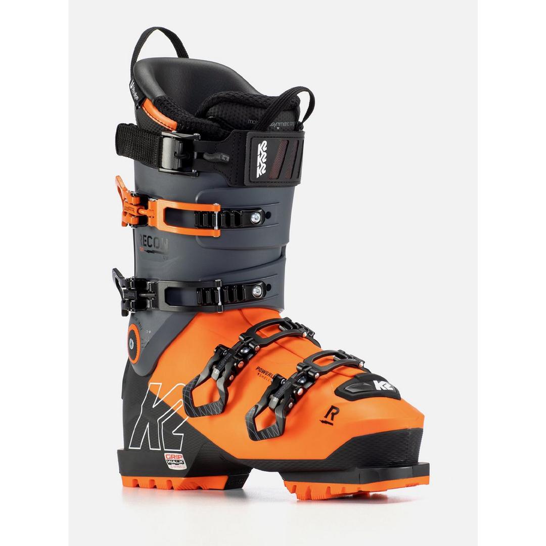 K2 Recon 130 LV Ski Boots 2021 Men's Front - orange_black