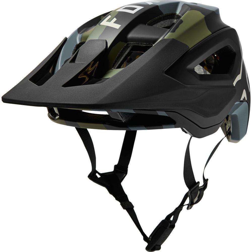 Green/Camo Large Fox Racing Speedframe Pro Helmet 