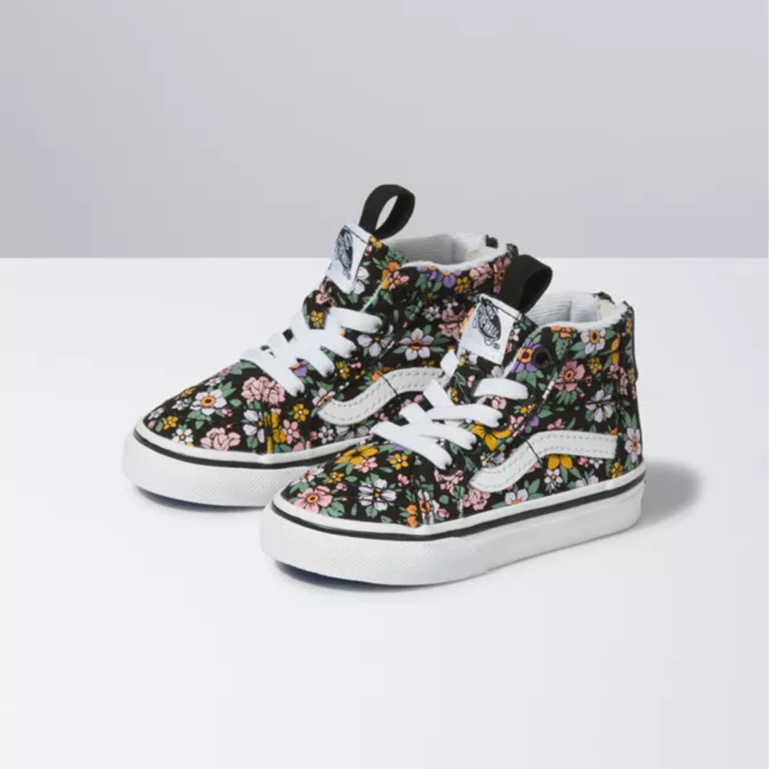 Vans Toddler Fun floral SK8-HI Zip Shoes