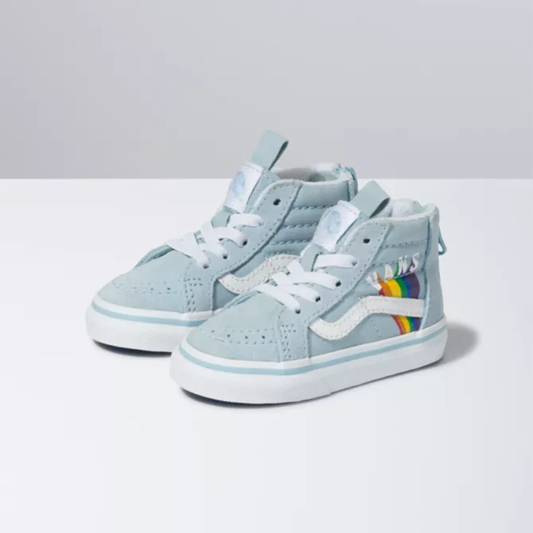 Vans Toddler Rainbow Sk8 HI Zip Shoes