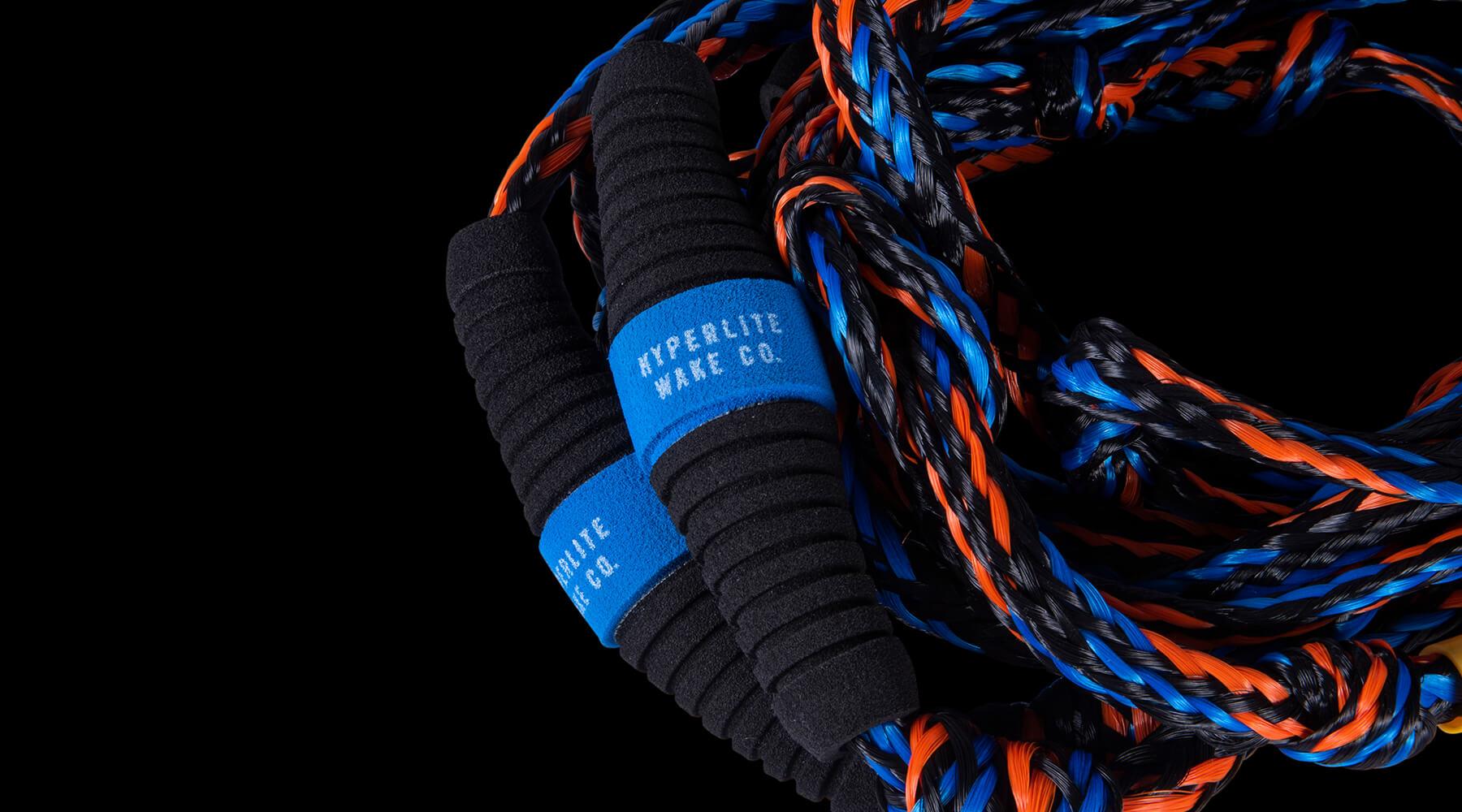 HYPERLITE 25' Arc Surf Rope w/ Handle Blue  Orange